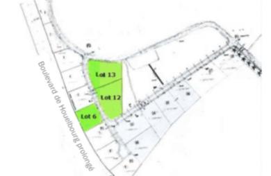 Location Terrain 3681m² Baie Mahault