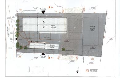 Bouillante, prochainement à louer dans la zone commerciale de Pigeon, entrepôt de 492m2 (ou 2 x 246m2)