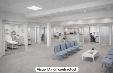 Local commercial brut de 400 m2   2e étage   avec ascenceur