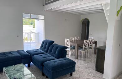 A LOUER Haut de villa spacieux avec grande terrasse   130 m2   Morne-à-L