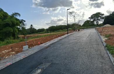 - BAIE-MAHAULT   lotissement résidentiel de 12 parcelles, « Les Jardins de Tivoli »,