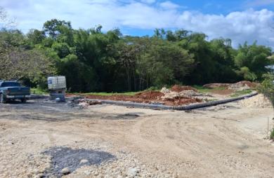 - BAIE-MAHAULT   lotissement résidentiel de 12 parcelles, « Les Jardins de Tivoli »,