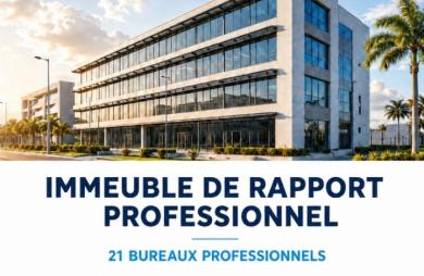 Vente Immeuble 505m&sup2; 21 pièces Baie Mahault