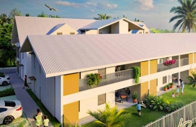 Vente Appartement 41m&sup2; 2 pièces Baie Mahault