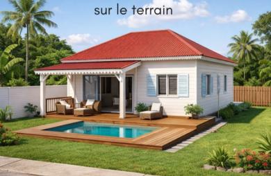 Terrain constructible 630 m2   Secteur Dubédou à Saint-François