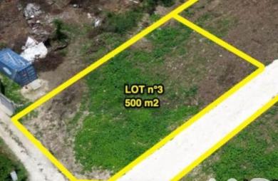 Vente Terrain 500m&sup2; Saint François