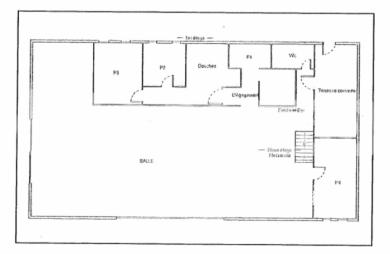 Salle de sport à louer 252 m²