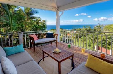 Bouillante | Coup de coeur  Vue mer & jardin tropical
