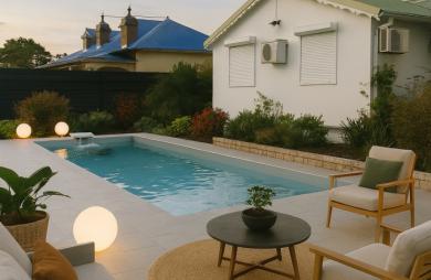 POINTE-NOIRE   VILLA DE 150 M2 AVEC PISCINE AU SEL & JACUZZI
