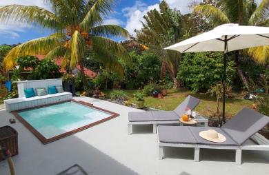 TROIS-RIVIÈRES   Maison 2 chambres avec piscine, vue sur les Saintes et Marie Galante