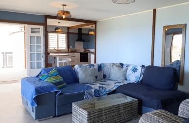 Villa contemporaine de plain-pied, vue imprenable sur les Îlets Pigeon