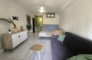 Studio meublé Résidence sécurisée avec piscine Bas du Fort