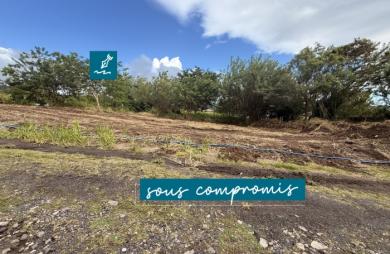 Terrain constructible, vue montagne Pelée - 442 M2 - SAINT-PIERRE