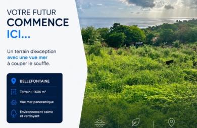Vente Terrain 1606m&sup2; Case-Pilote