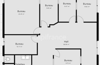 Location Bureaux 116m&sup2; 7 pièces Le Lamentin
