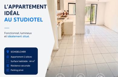 Vente Appartement 43m&sup2; 2 pièces Schoelcher