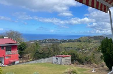 Belle villa F4 avec vue mer et montagne Pelée - LE MORNE-VERT