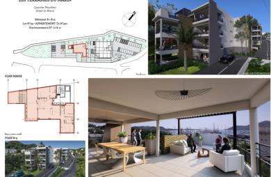 Rare   Splendide T4 Traversant de 157 m2 avec Vue Marina   Dernier Étage Unique avec Ascenseur
