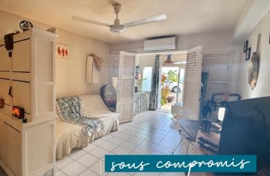 Grand studio vue mer Anse Mitan