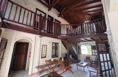 Charmante maison en bois avec terrasse, jardin privatif et aperçu mer - ANSES D