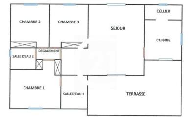 Vente Maison 98.00m&sup2; 4 pièces Les Trois Ilets