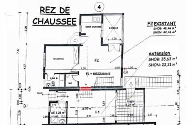 Vente Maison 62m&sup2; 3 pièces Le Diamant