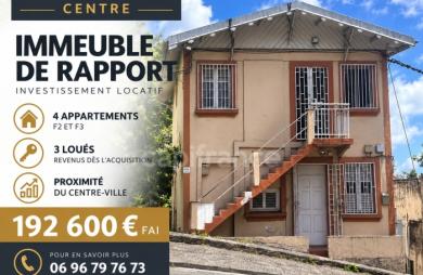 Vente Immeuble 166m&sup2; 10 pièces Fort de france