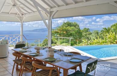 LES ANSES-D’ARLET   EXCLUSIVITÉ - VILLA DE STANDING - VUE MER - PISCINE   LODGE INDÉPENDANT 990 000 €
