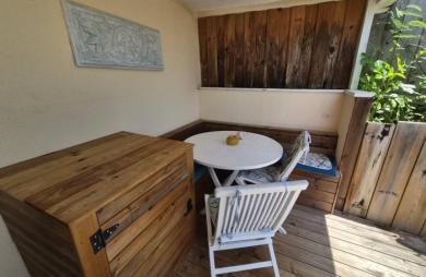 Appartement F2/F3 meublé avec vue mer dans résidence avec piscine