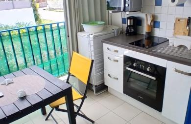 Studio vue mer et Rocher du Diamant, à 50m de la plage