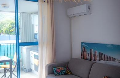 Studio vue mer et Rocher du Diamant, à 50m de la plage