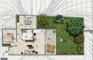 Vente Appartement 68.69m&sup2; 3 pièces Etang-Sale