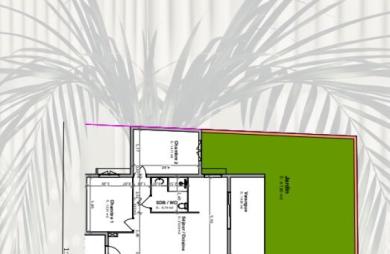 Vente Appartement 68.69m&sup2; 3 pièces Etang-Sale