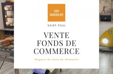 Fonds de commerce prêt-à-porter - Emplacement premium à Saint-Paul