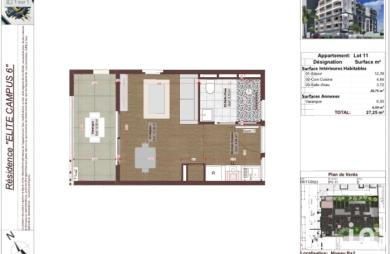 Vente Appartement 30m&sup2; 1 pièce Le Tampon