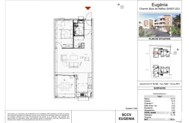 Vente Appartement 67m&sup2; 2 pièces Piton Saint Leu