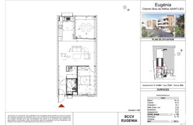 Vente Appartement 67m&sup2; 2 pièces Piton Saint Leu