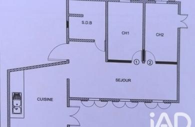 Vente Maison 72m&sup2; 3 pièces Petite île