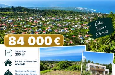 Vente Terrain 200m&sup2; Les Avirons