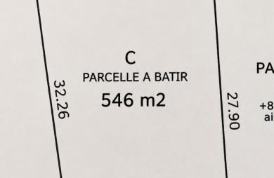 Vente Terrain 546m&sup2; Plaine des Cafres