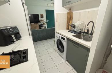 Appartement T3 en rez-de-jardin avec jardin privatif de 58m2 et 2 places de parkings