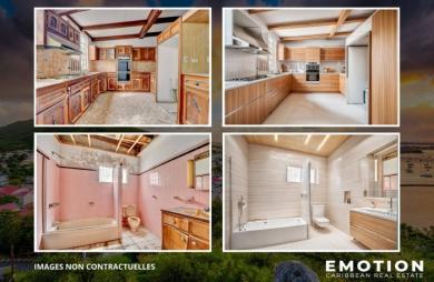 Immeuble R+1 - 228 m2 + 12 m2 de terrasse couverte - Marigot