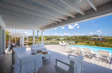 Propriété de 2 villas vue mer aux Terres Basses
