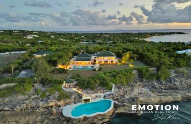 Propriété exclusive aux Terres Basses - Villa de 6 chambres vue mer avec une piscine d
