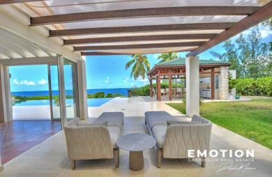 Propriété exclusive aux Terres Basses - Villa de 6 chambres vue mer avec une piscine d