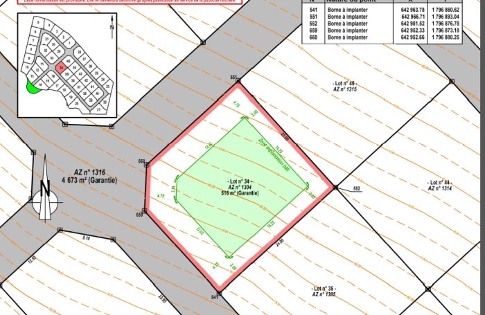 Vente Terrain 97129