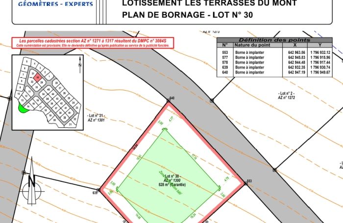 Vente Terrain 97129