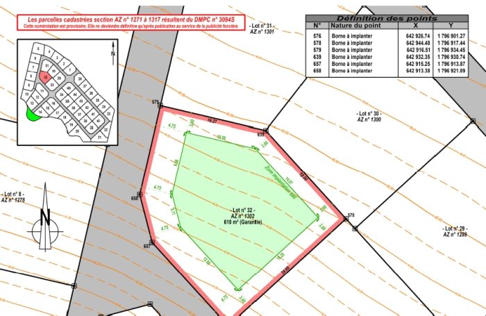 Vente Terrain 97129