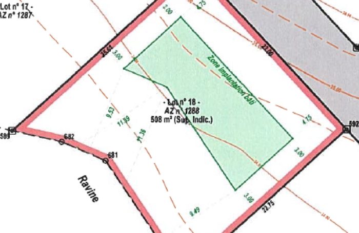 Vente Terrain 97129
