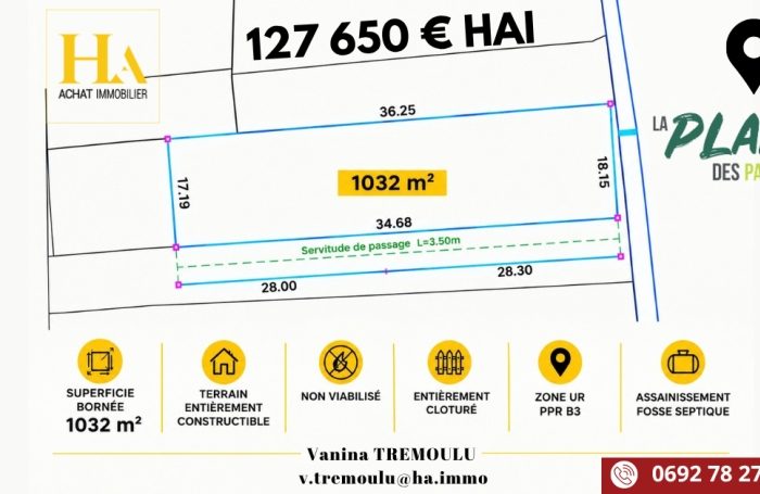 Vente Terrain 